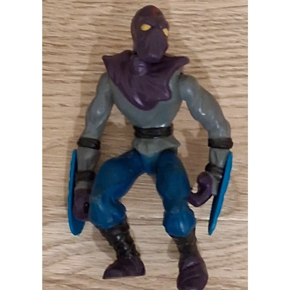 Vintage 1988 PlayMatesTMNT Teenage Mutant Ninja Turtles FOOT SOLDIER EXC Loose